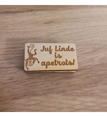 Stempel juf/meester apetrots