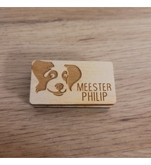 Stempel juf/meester hond