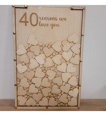 Gastenboek 40 reasons