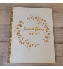 Gastenboek houten kaft