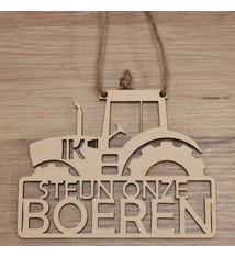 tractor ik steun onze boeren