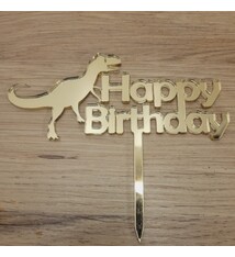 Taarttopper Happy Birthday Dino