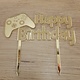 Caketopper Happy Birthday Gameconsole