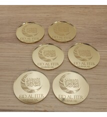 Cupcaketoppers Suikerfeest  set van 6