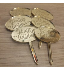 Cupcaketoppers Prettige Feestdagen