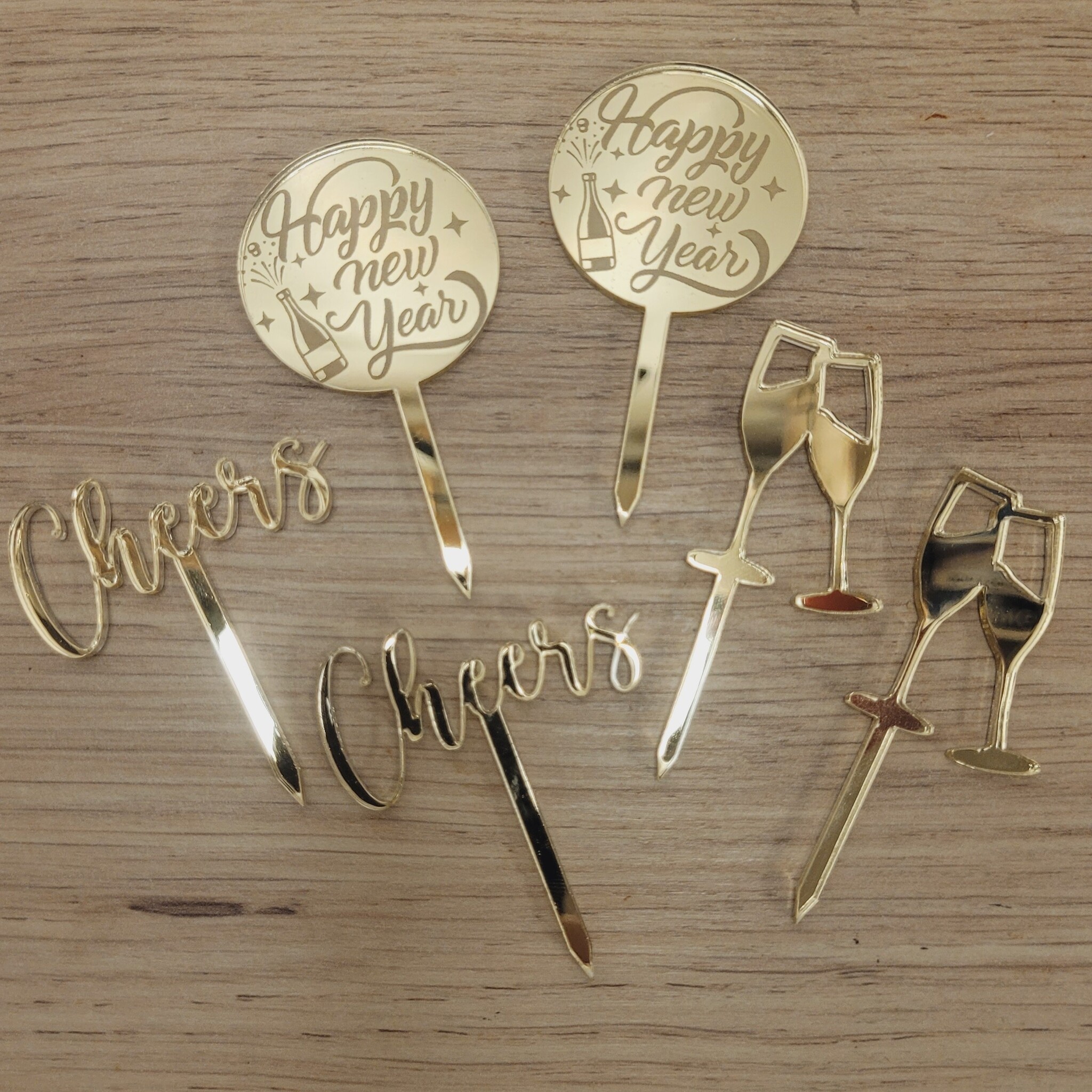 Cupcaketoppers Happy New Year