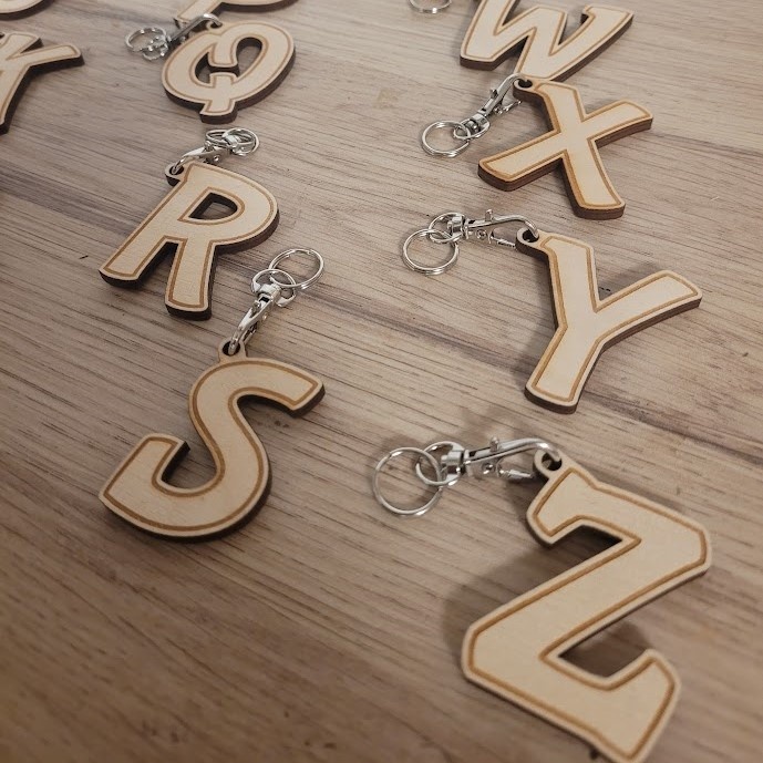 Sleutelhanger letter