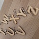 Sleutelhanger letter