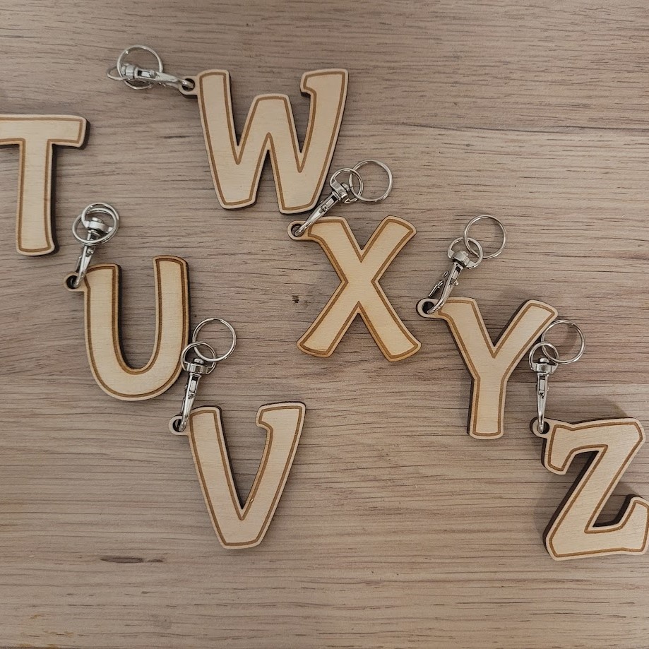 Sleutelhanger letter