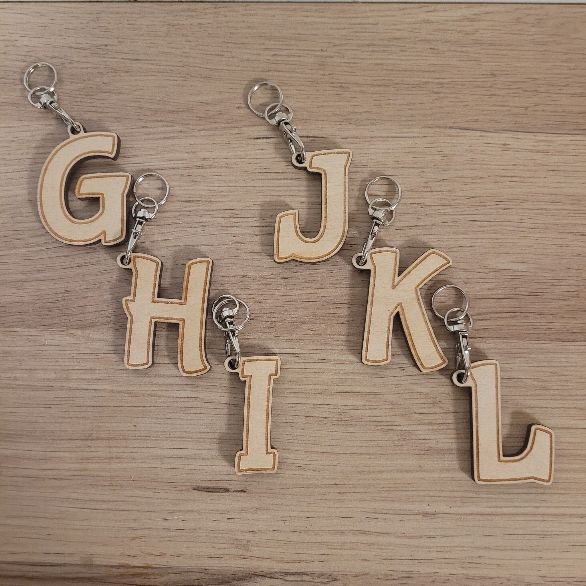 Sleutelhanger letter