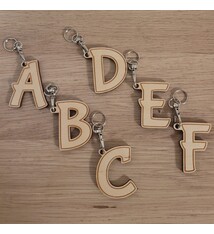 Sleutelhanger letter