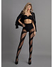 Fiore Zwarte panty met strepen - 20 DEN