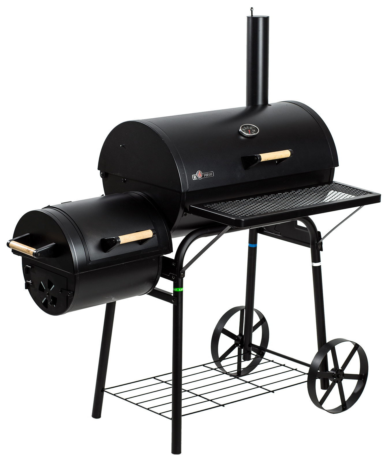 El Fuego Dakota  houtskoolgrill en off-set smoker