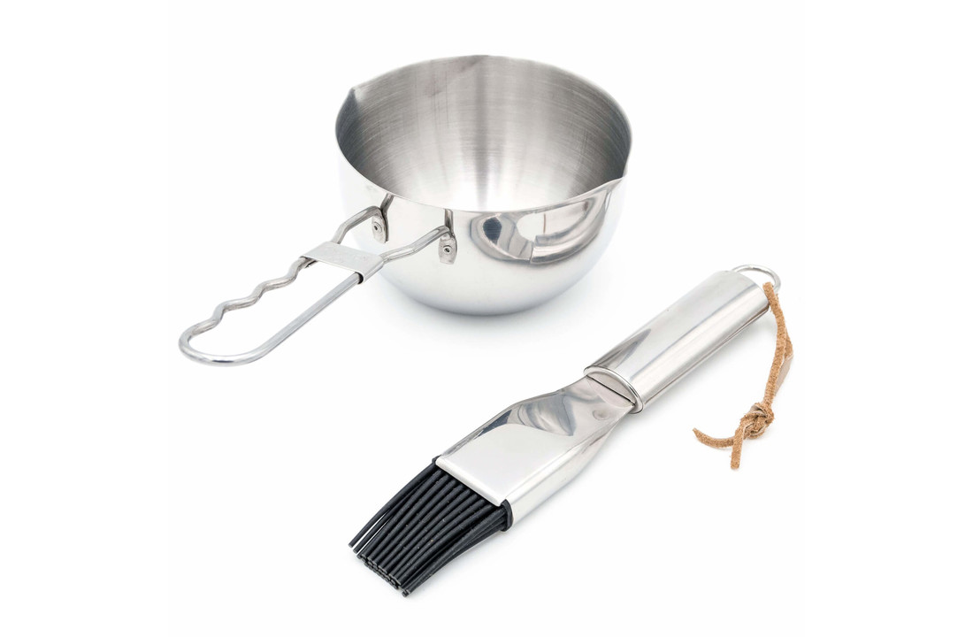 Marinade-set van roestvrij staal