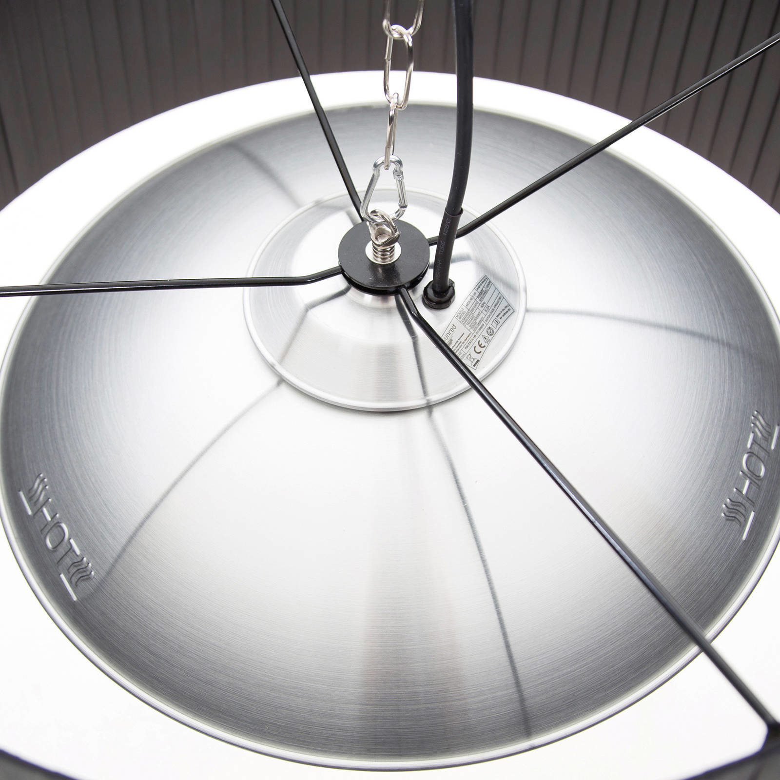 Sunred Artix hang heater zwart 1800