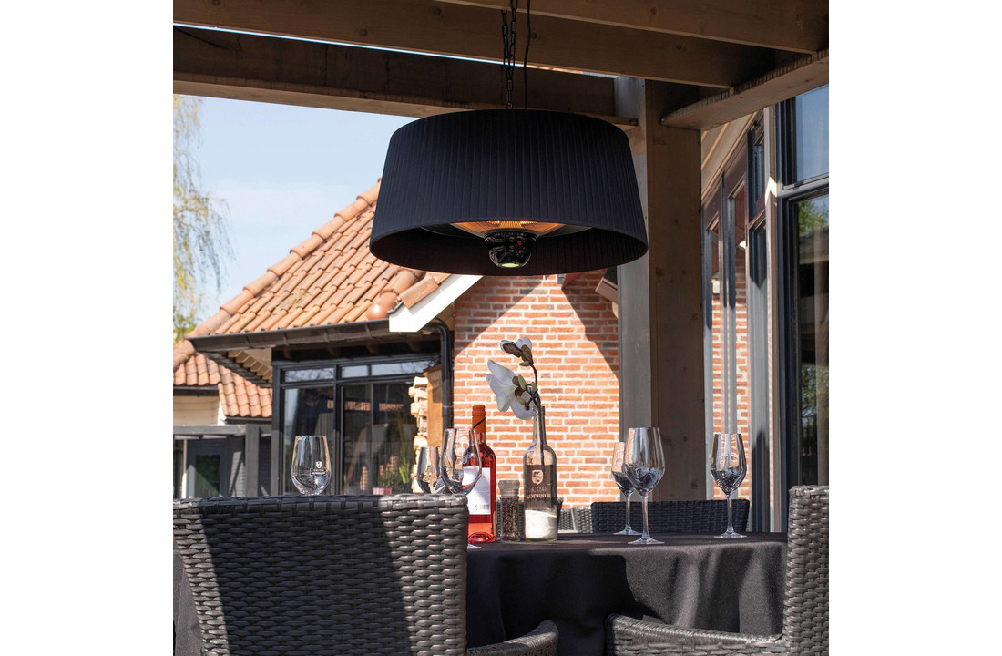 Sunred Artix hang heater zwart 1800