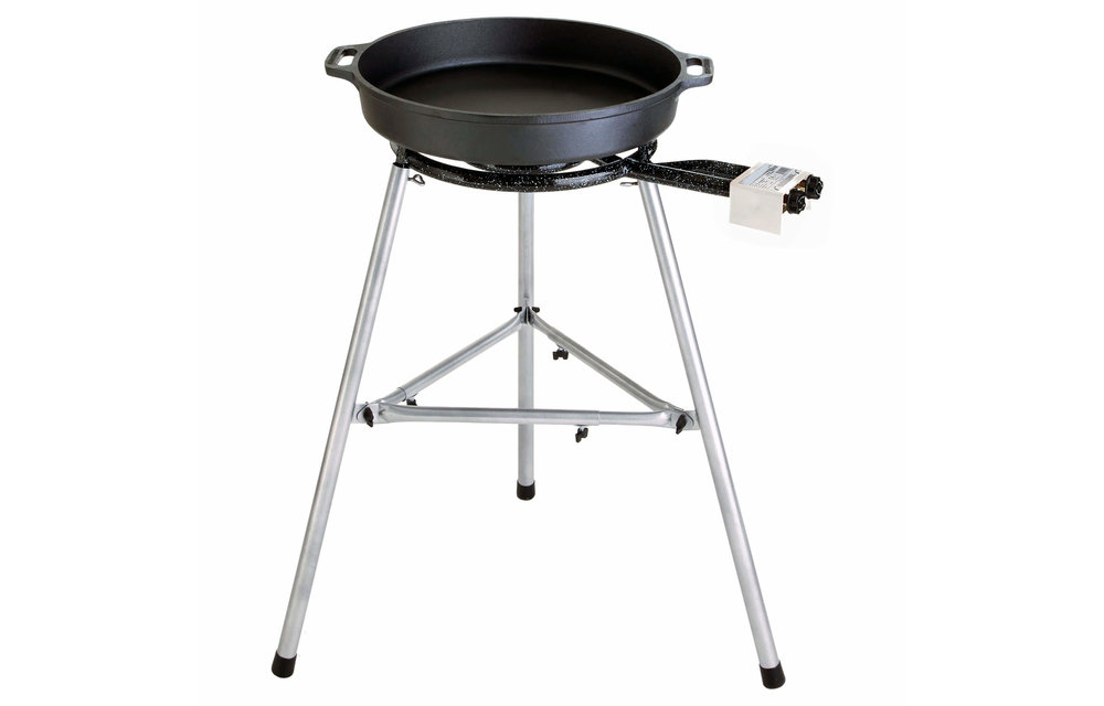 Paella World gietijzeren pan set 3