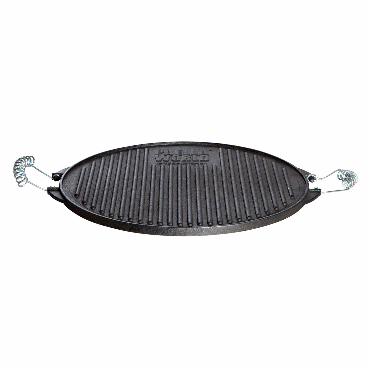 Paella World gietijzeren grillplaat set 1