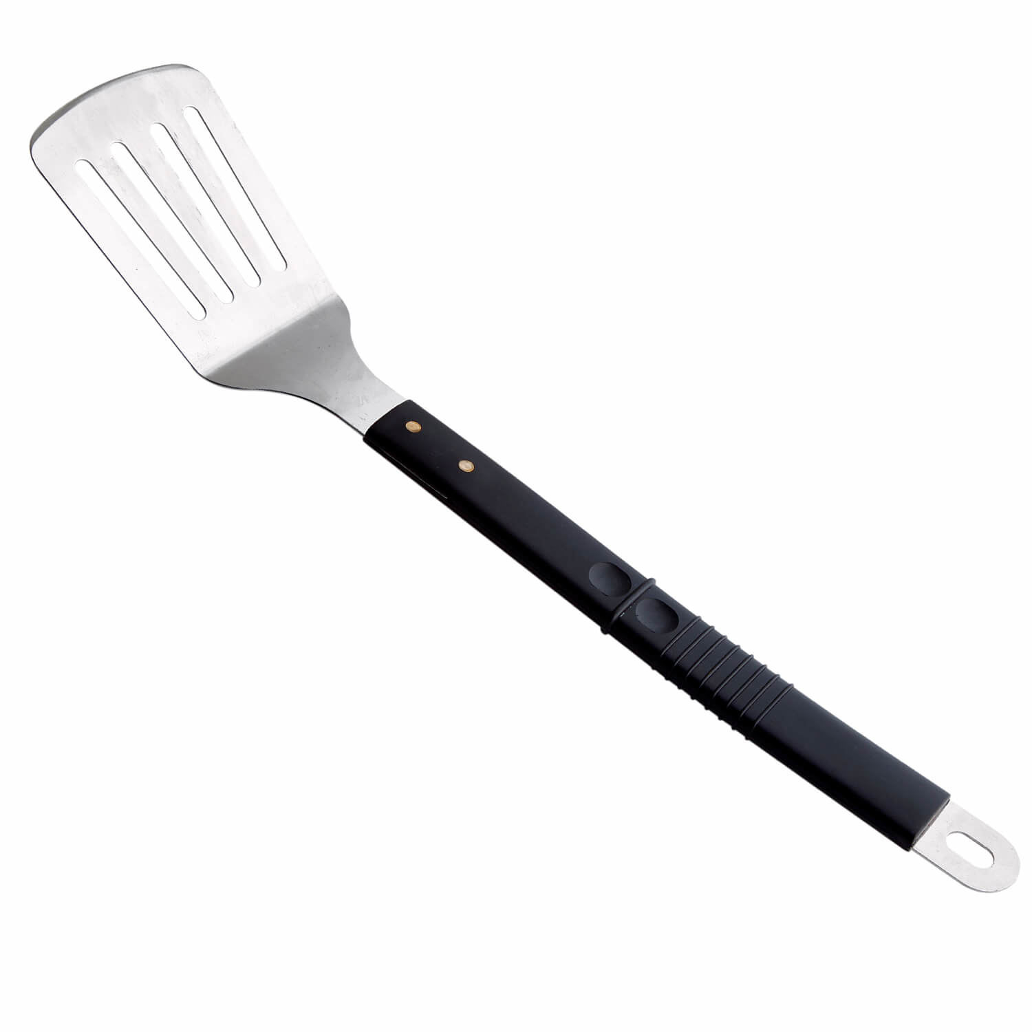 Barbecue spatel van roestvrij staal met kunststof handvat 48 cm