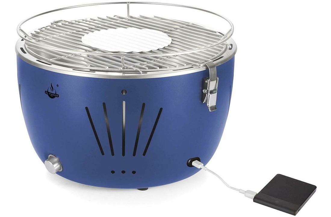 El Fuego Tulsa Tafelbarbecue Lotus blauw