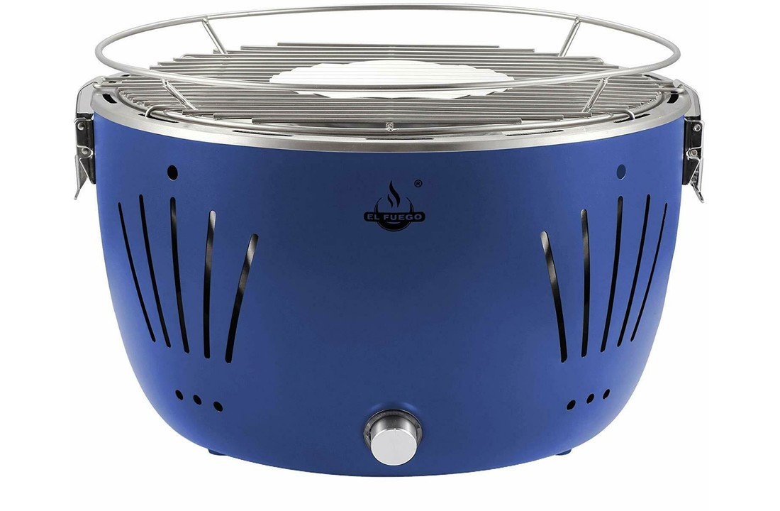 El Fuego Tulsa Tafelbarbecue Lotus blauw