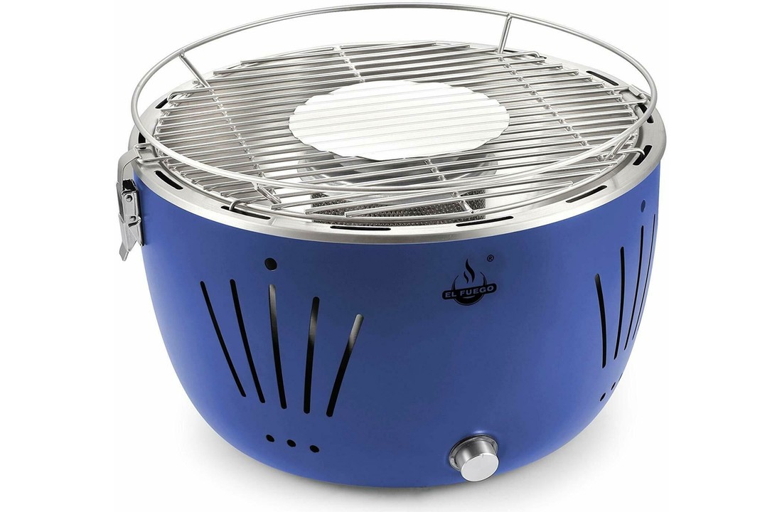 El Fuego Tulsa Tafelbarbecue Lotus blauw
