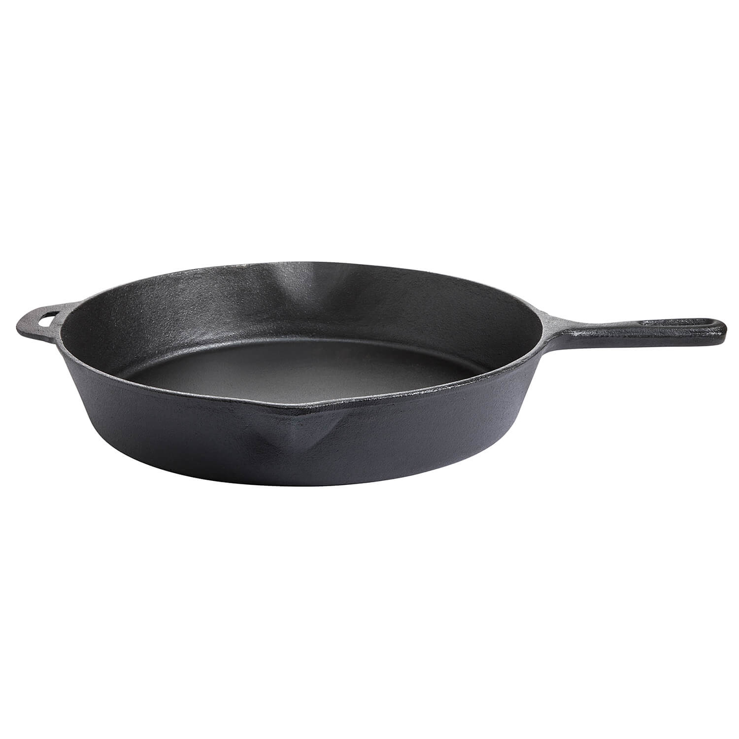Gietijzeren pan met kort handvat en handvat Ø 39 x 6,5 cm