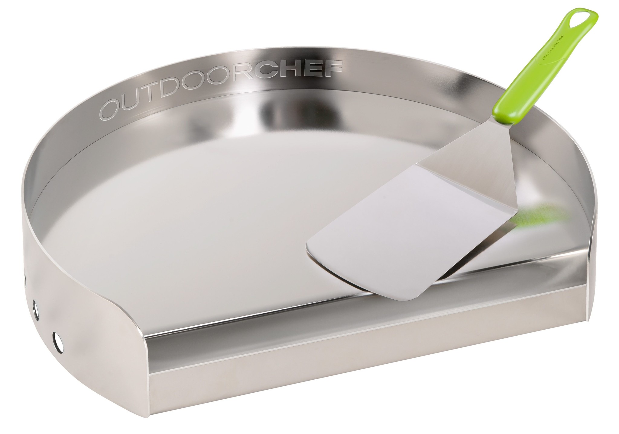 Outdoorchef plancha plaat met spatel