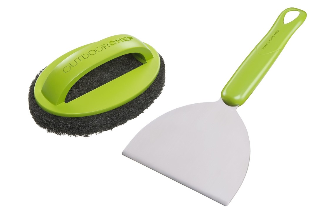 Outdoorchef bakplaten reinigingsset 2-delig
