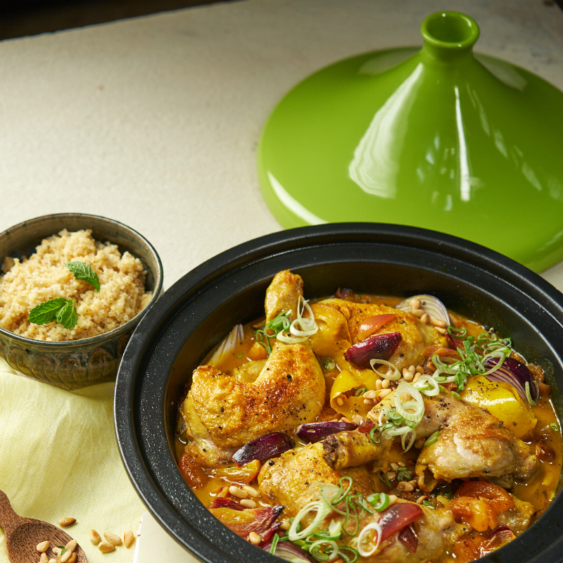 Outdoor Chef Barbecue Pan met Tajine