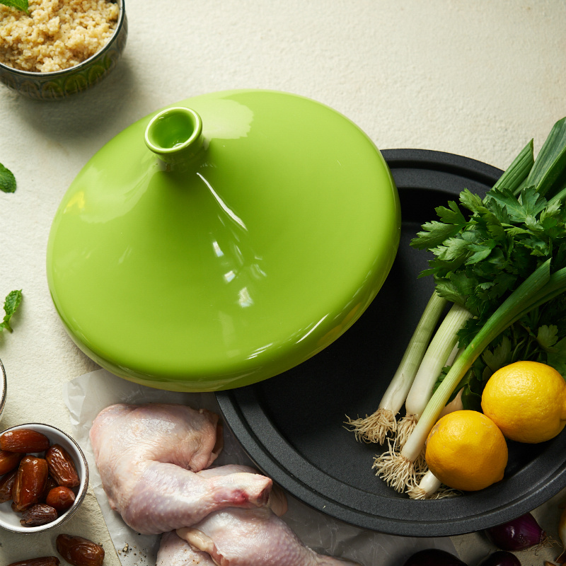 Outdoor Chef Barbecue Pan met Tajine