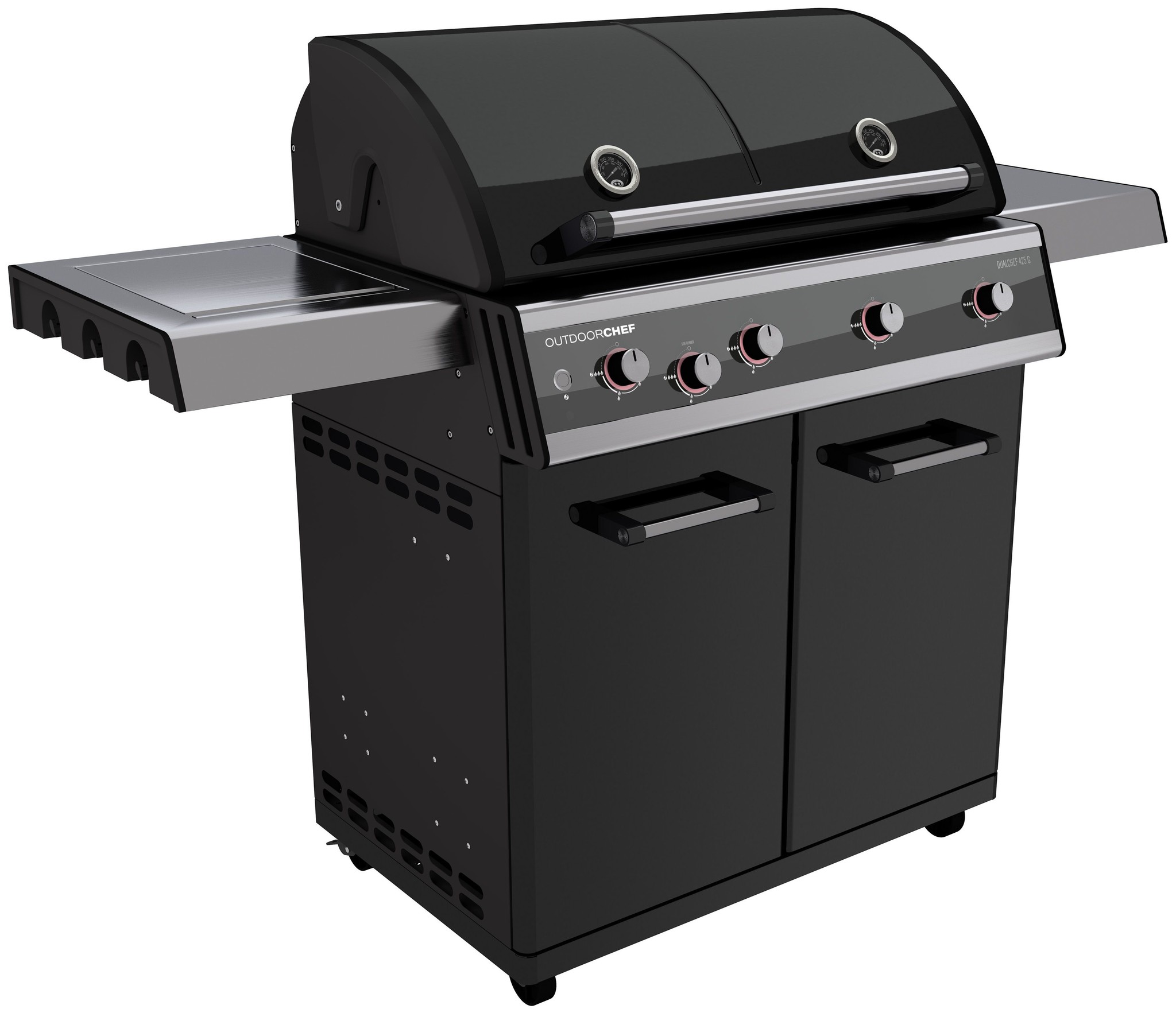 Outdoorchef Dualchef 425 G Zwart Gas barbecue