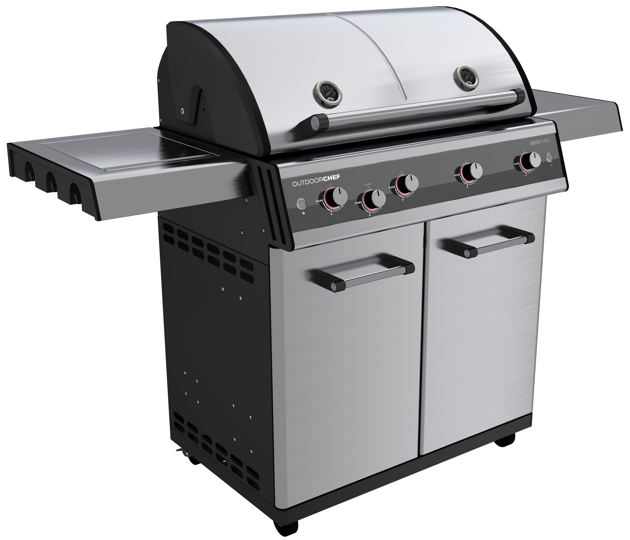 Outdoorchef Dualchef 425 G Zilver Gas barbecue