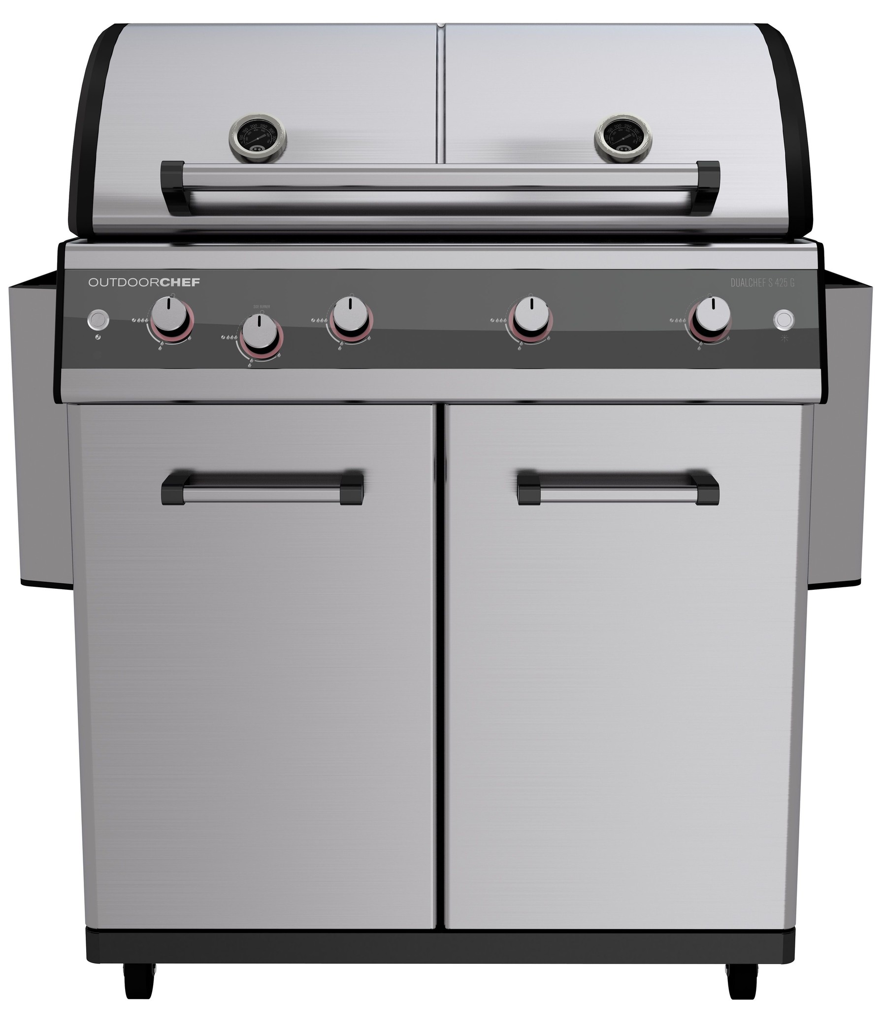 Outdoorchef Dualchef 425 G Zilver Gas barbecue