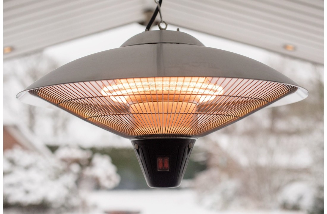Sunred Heater Sirius Hanging Silver 2100 terrasverwarmer