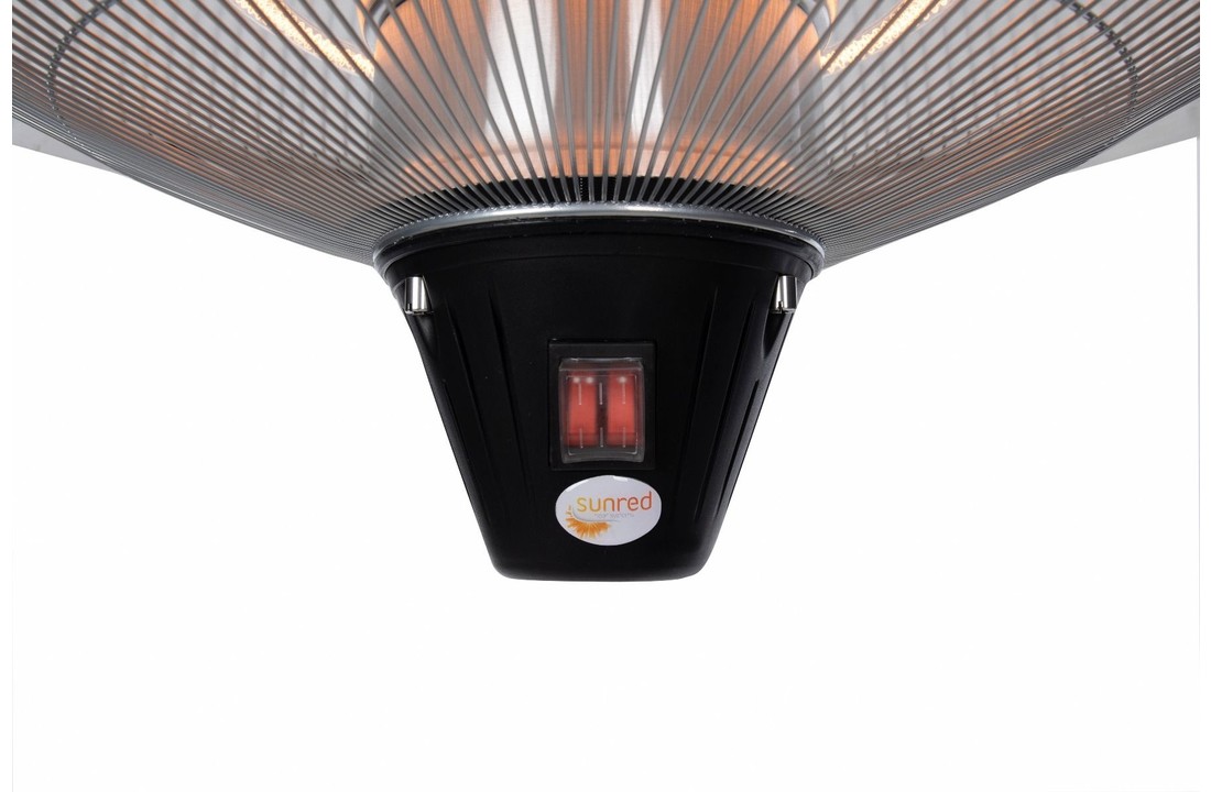 Sunred Heater Sirius Hanging Silver 2100 terrasverwarmer