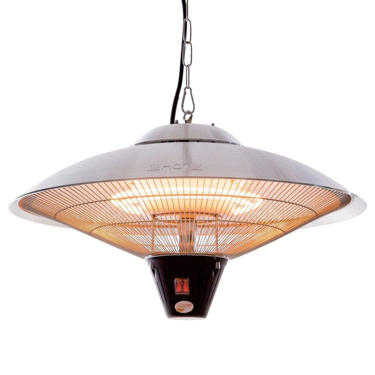 Sunred Heater Sirius Hanging Silver 2100 terrasverwarmer