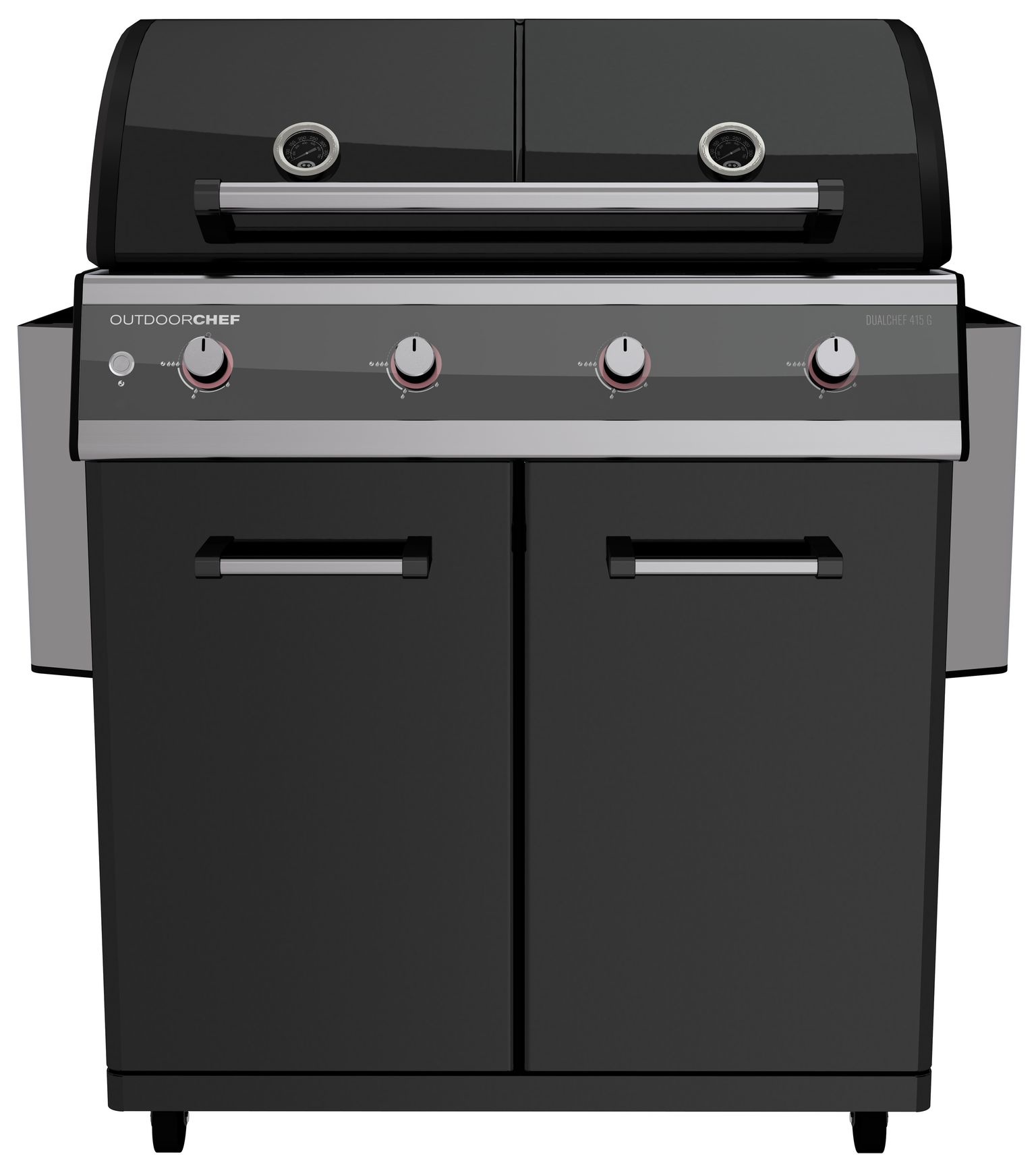 Outdoorchef Dualchef 415 G Zwart Gas barbecue