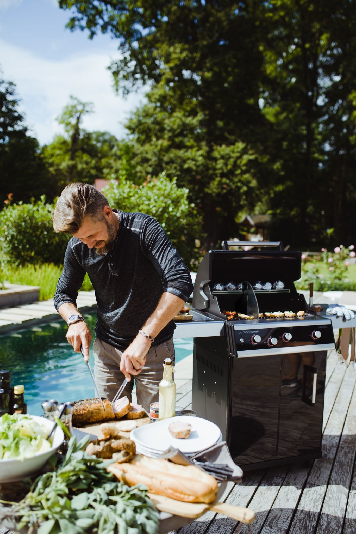 Outdoorchef Dualchef 325 G Zwart Gas barbecue