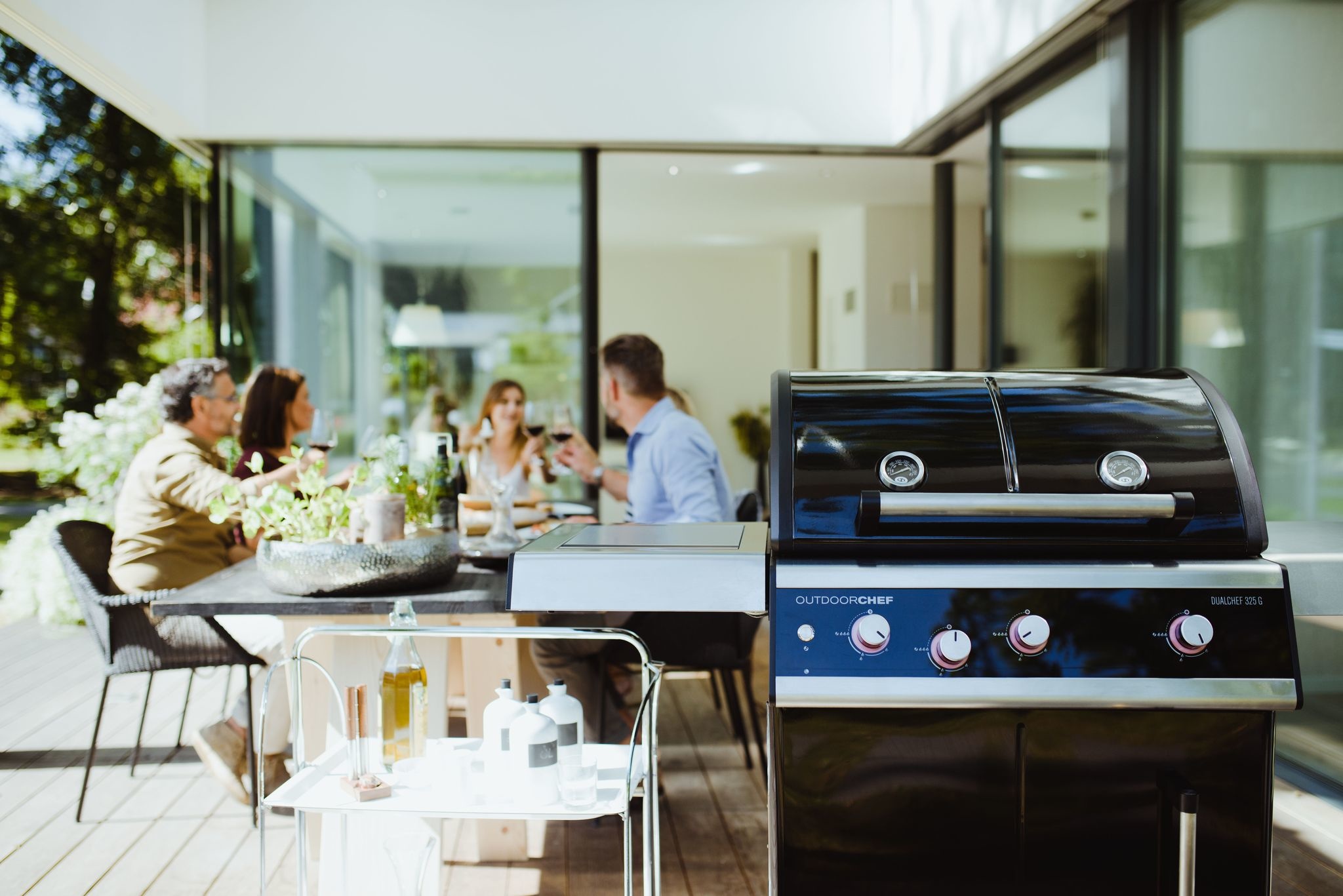 Outdoorchef Dualchef 325 G Zwart Gas barbecue