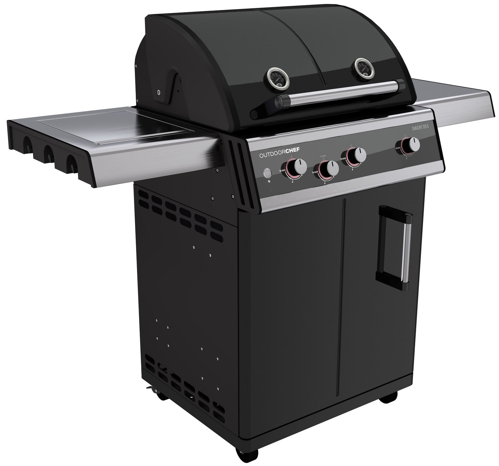 Outdoorchef Dualchef 325 G Zwart Gas barbecue