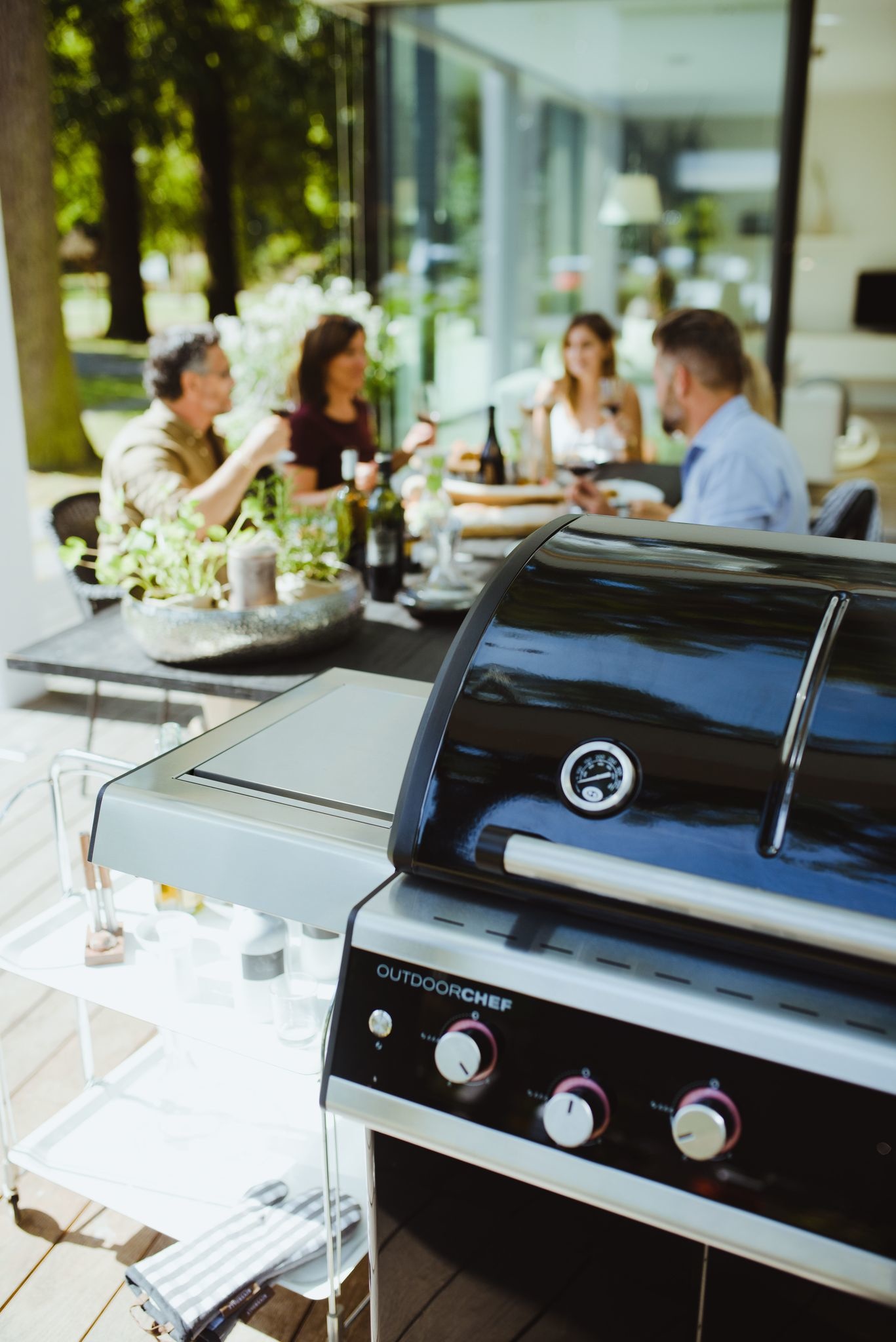 Outdoorchef Dualchef 325 G Zwart Gas barbecue