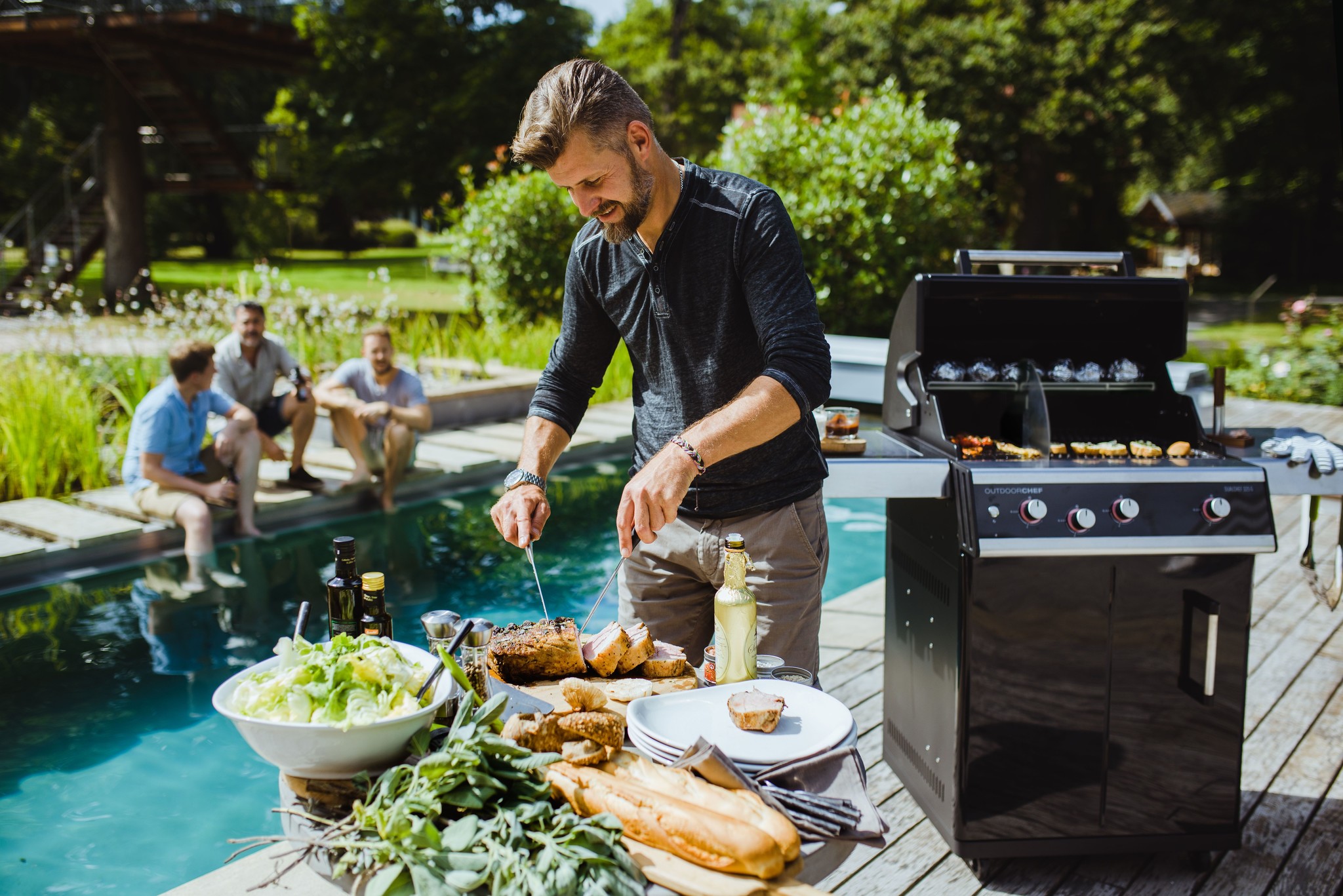 Outdoorchef Dualchef 325 G Zwart Gas barbecue