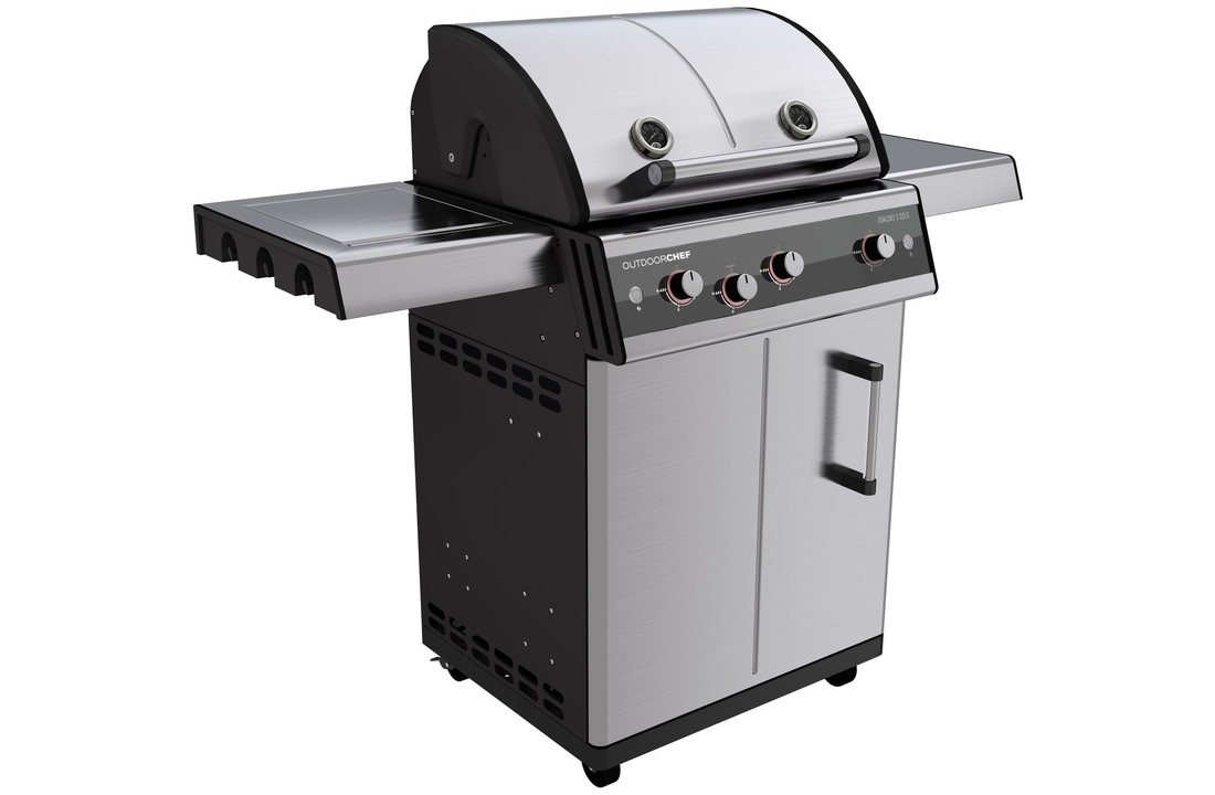 Outdoorchef Dualchef 325 G Zilver Gas barbecue