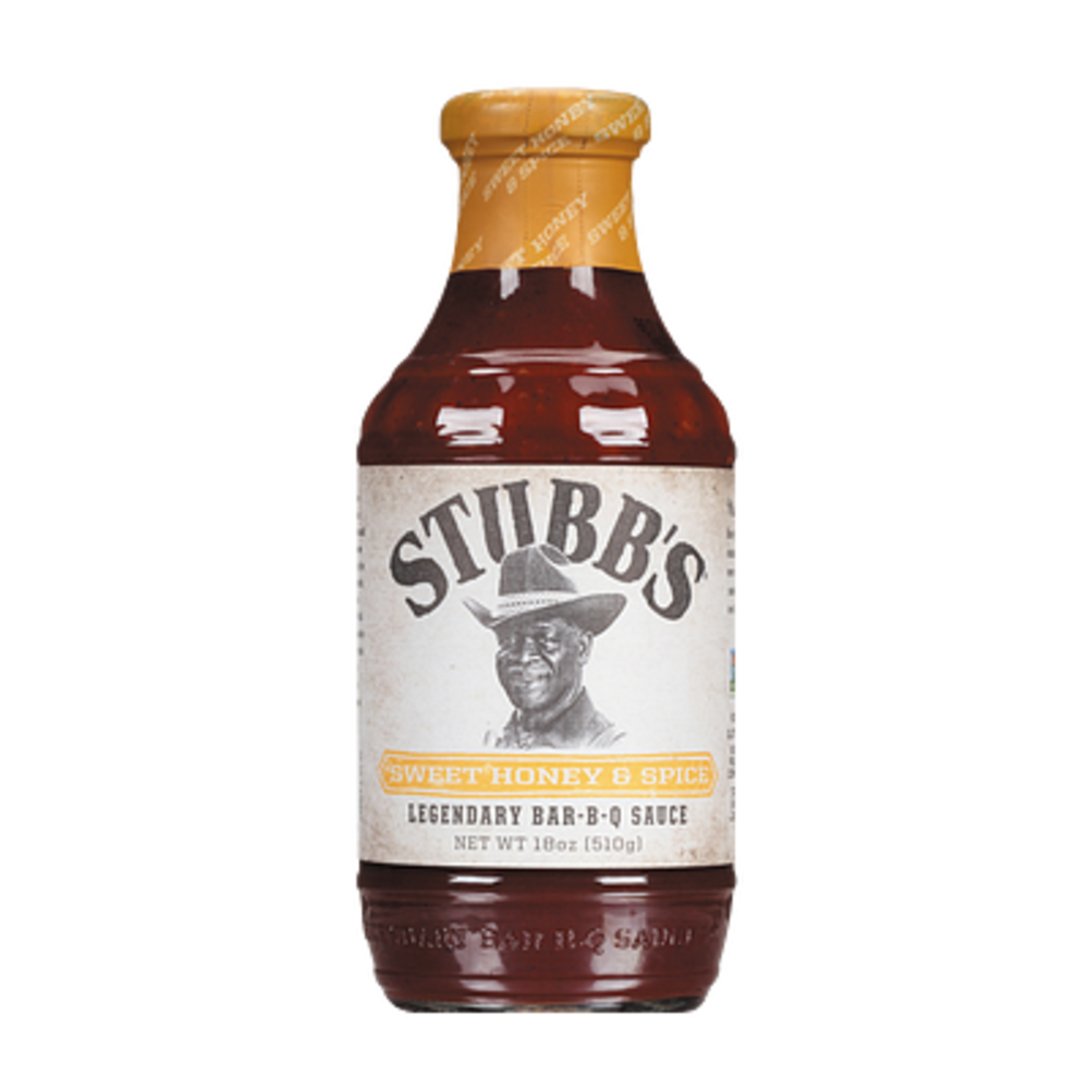 Stubb's Sweet Honey & Spice BBQ Sauce 450ml BBQtime.nl