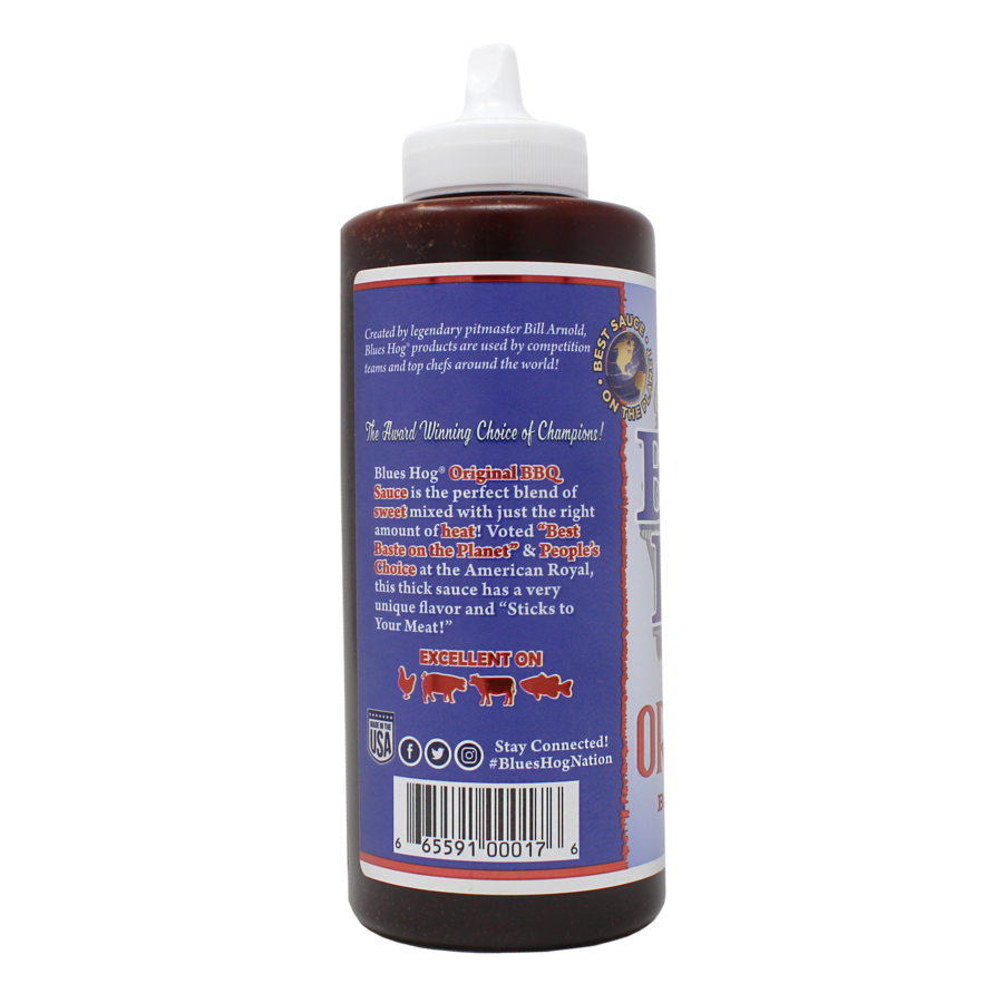 Blues Hog Original BBQ Sauce Squeeze Bottle