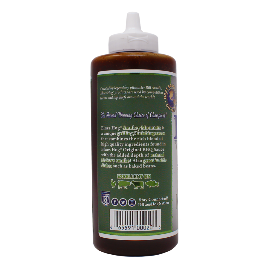 Blues Hog Smokey Mountain BBQ Sauce Squeeze Bottle