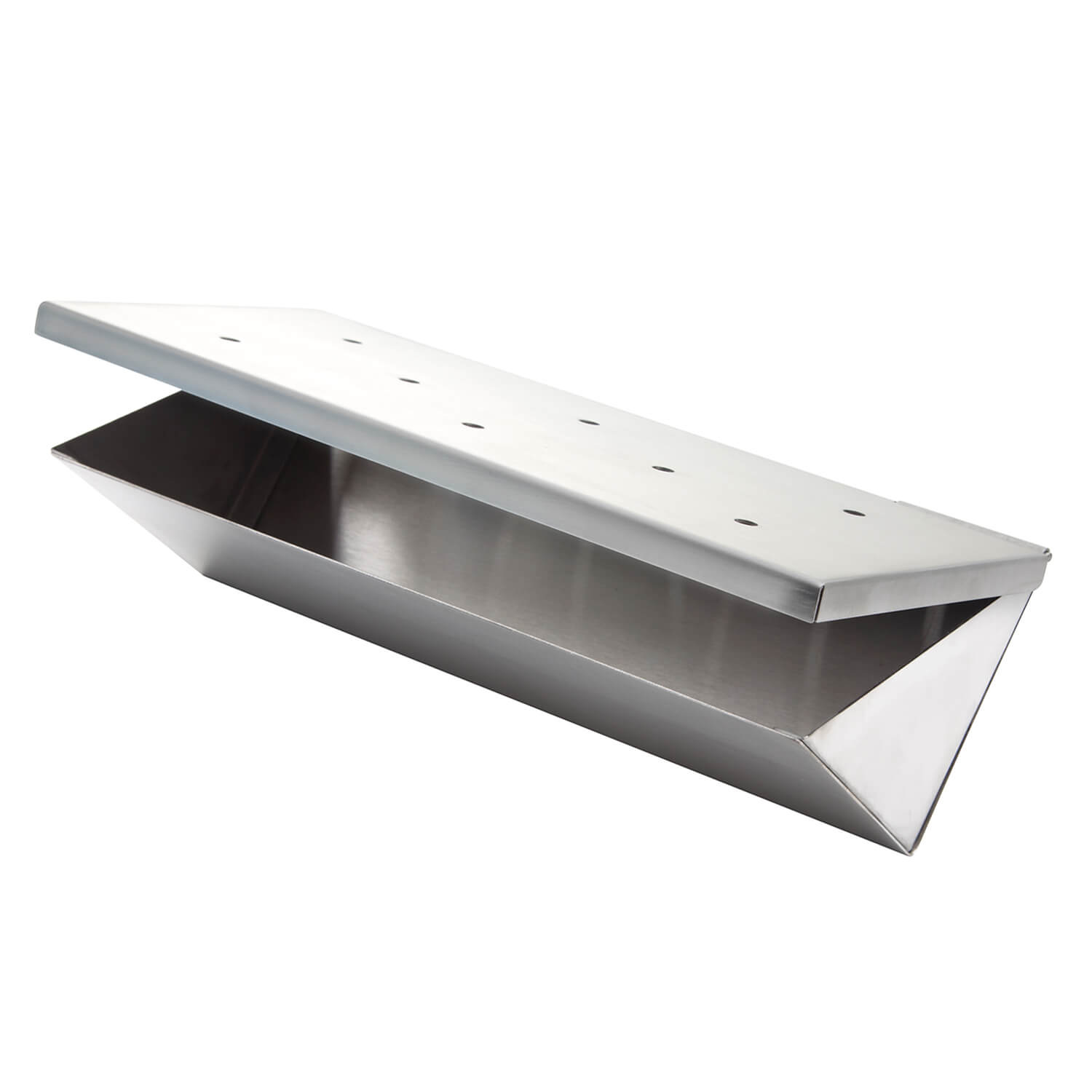 ALL'GRILL RVS rookdoos in V-vorm 22 x 10 x 5,5 cm
