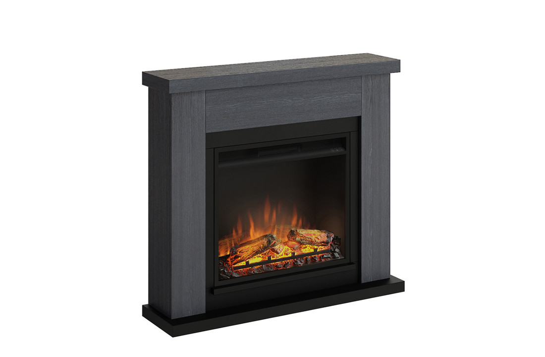 TAGU Frode Ash Grey met elektrische haard