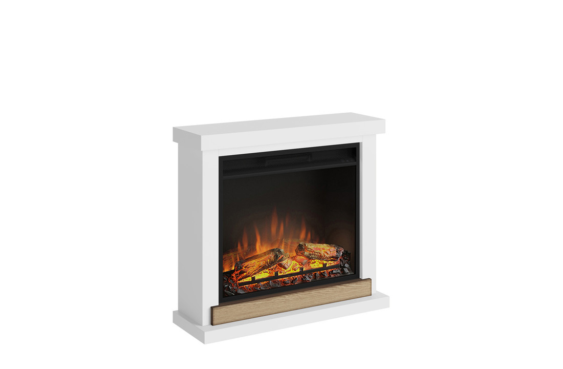 TAGU Hagen Pure White met elektrische haard